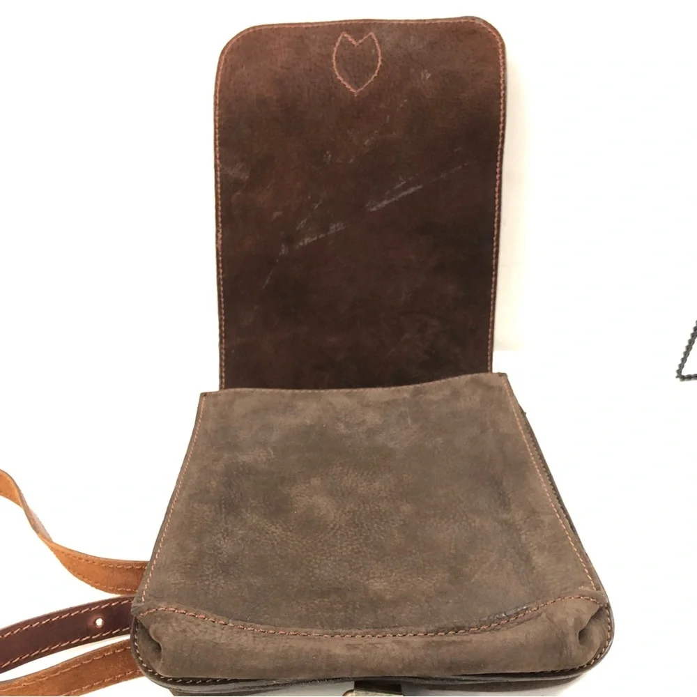 Vintage Slim Genuine Leather Messenger Crossbody Work Bag